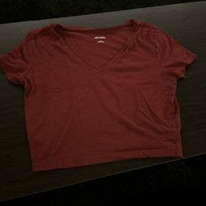 Wild Fable. Teen XL maroon crop top